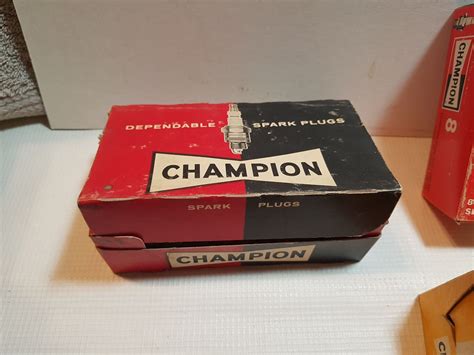 Vintage Spark Plug Box 